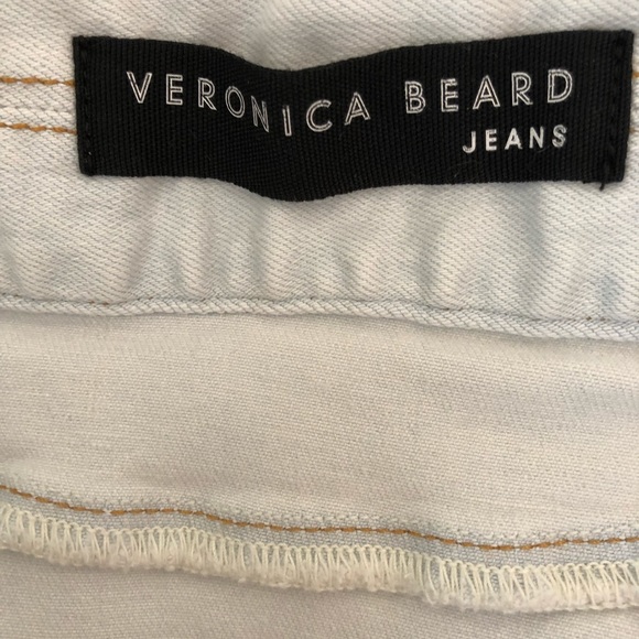 Veronica Beard Jeans High Rise Denim Flare Farrah 8 - Picture 8 of 9